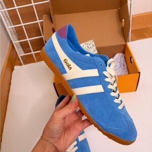 NWT - GOLA RETRO CLASSIC BULLET BLUE SUEDE SNEAKERS 💙👟😍 Size 11